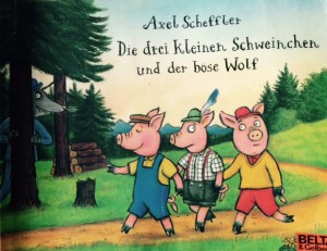 Die drei kleinen Schweinchen und der böse Wolf