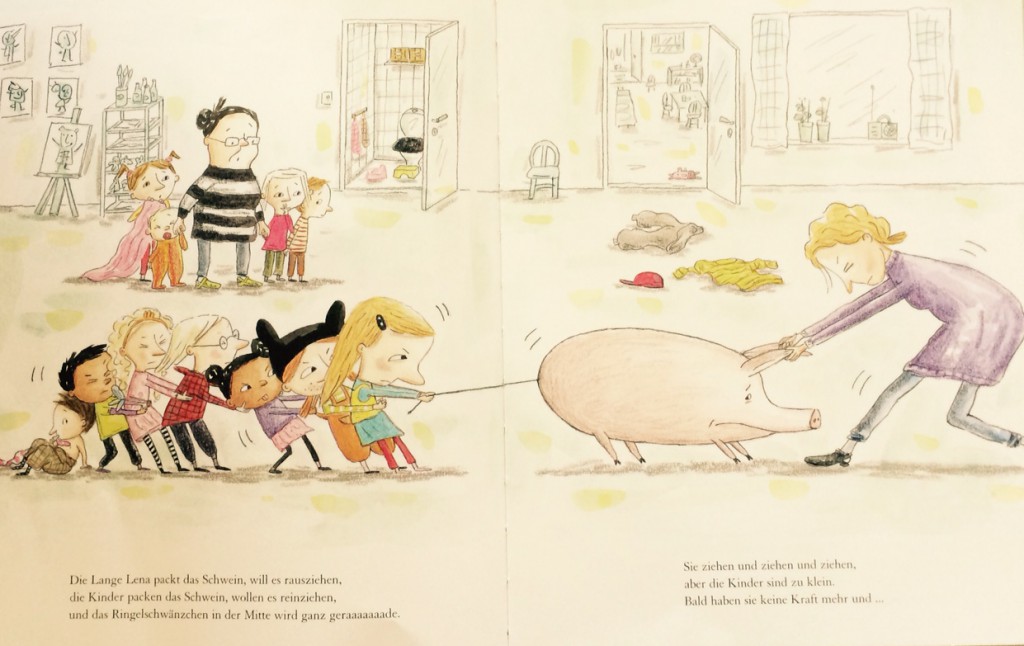 Ein Schwein im Kindergarten von Johanna Thydell und Charlotte Ramel