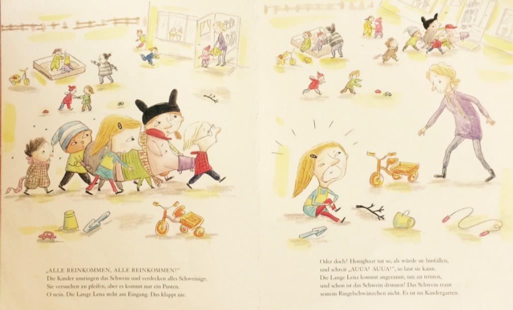 Ein Schwein im Kindergarten von Johanna Thydell und Charlotte Ramel