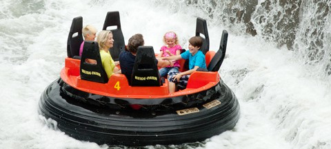 Fun, Fun, Fun beim Mountain Rafting im Heidepark Soltau