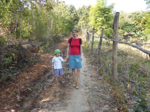 Trecking mit Kindern Thailand Familie, Nordthailand Chiang mai