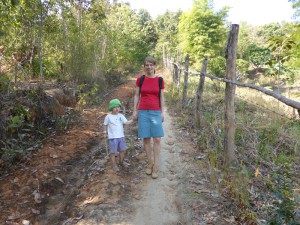 Trecking mit Kindern Thailand Familie, Nordthailand Chiang mai