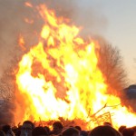 Osterfeuer in Hamburg