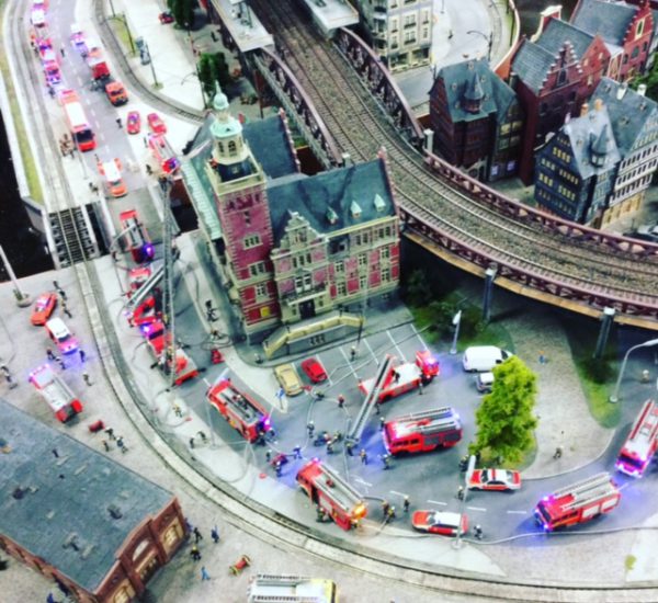 Miniaturwunderland Hamburg Feuerwehreinsatz