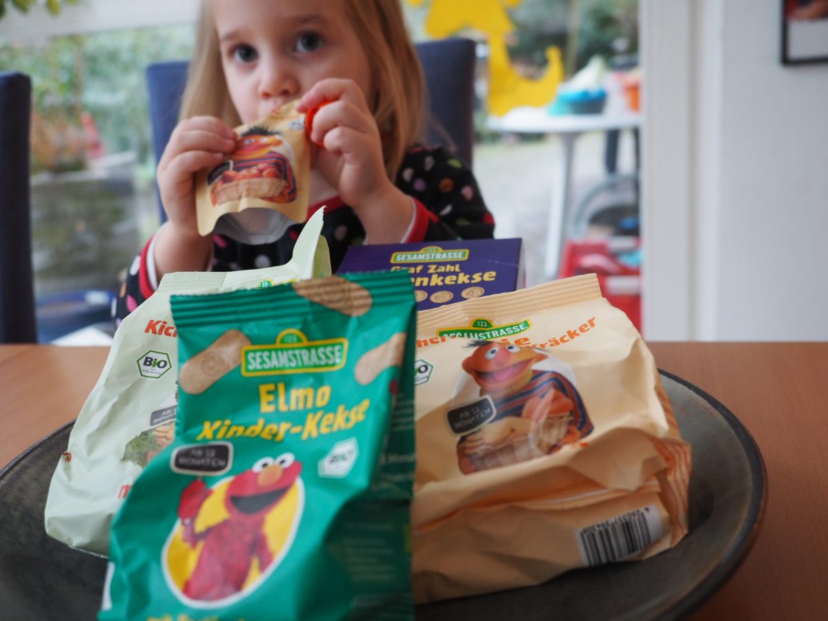 Sesamstraße Bio zuckerfreie Snacks Kekse Cracker für Kinder ab 1 Gesunde Süßigkeiten für Kinder